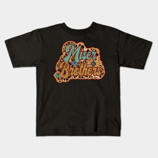 Retro Miser Gifts Name Brothers Flowers Personalized Styles Kids T-Shirt